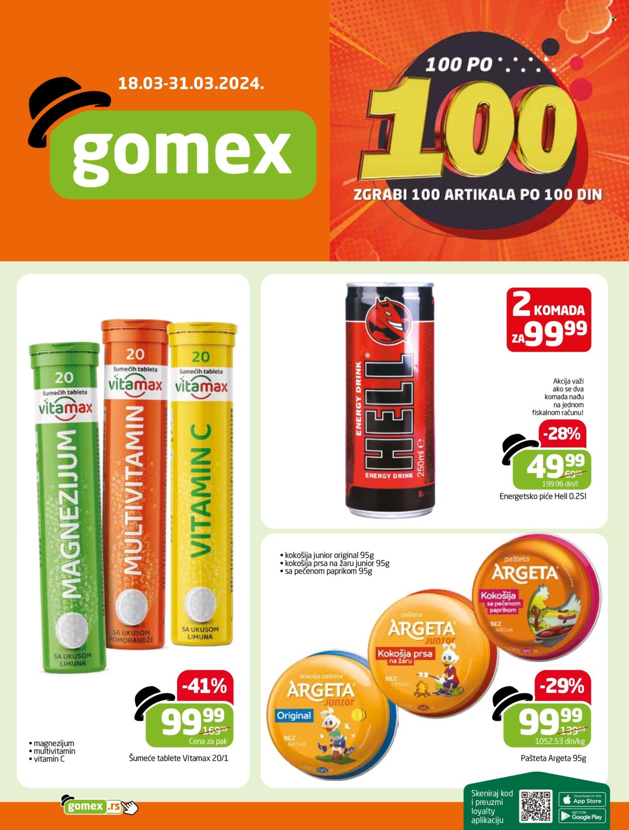 Gomex katalog  - 18.03.2024 - 31.03.2024.