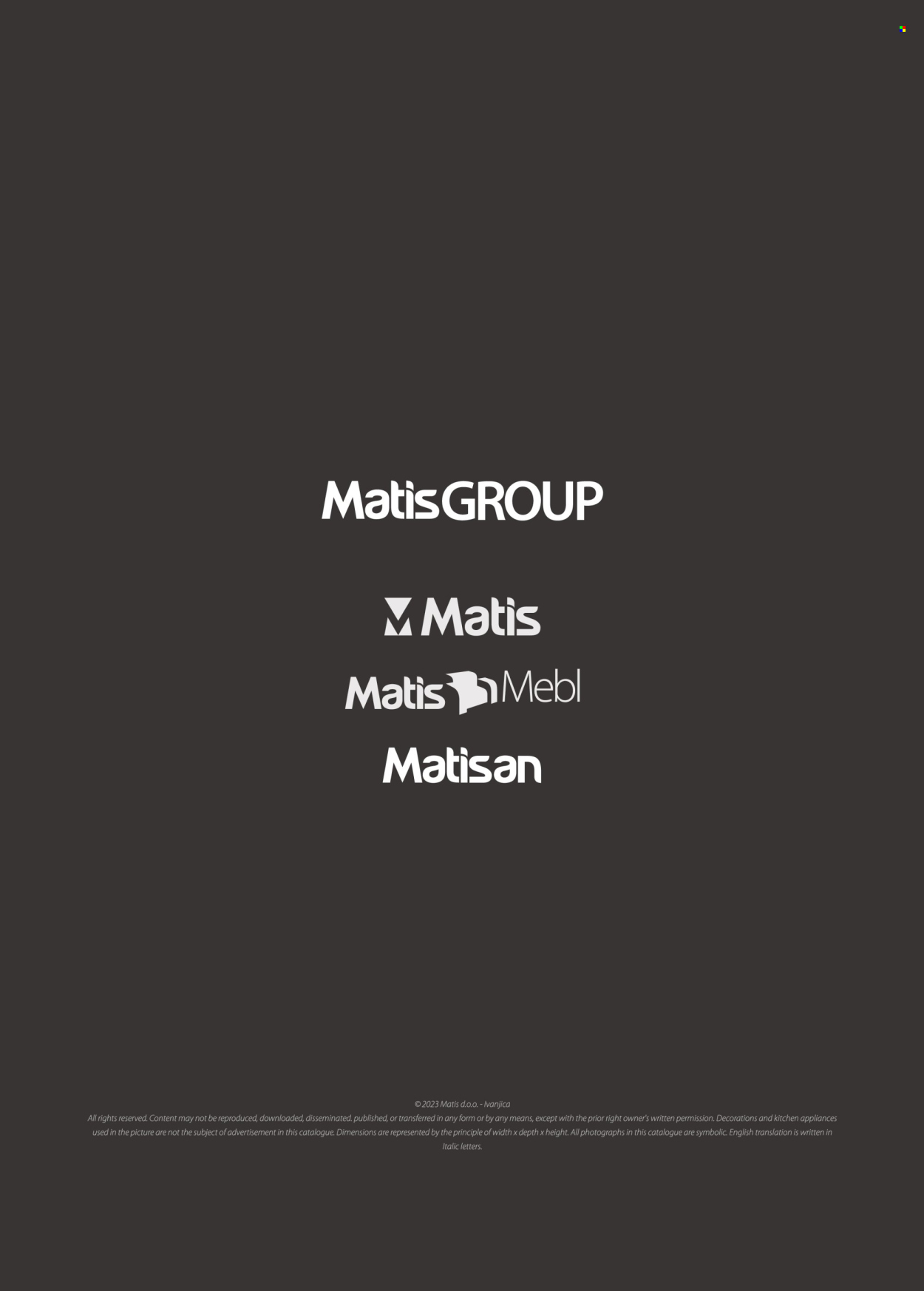 Matis katalog .