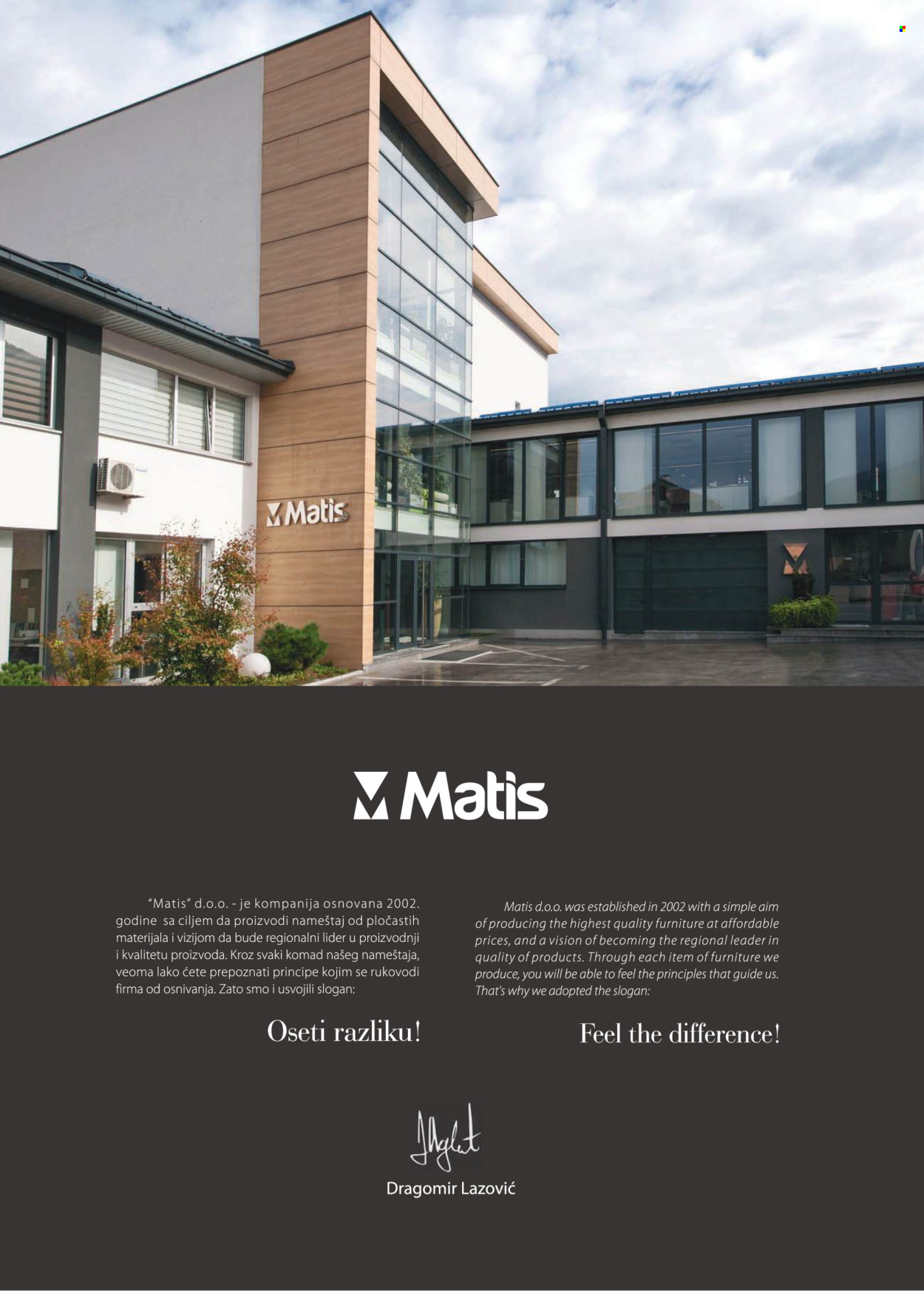 Matis katalog .