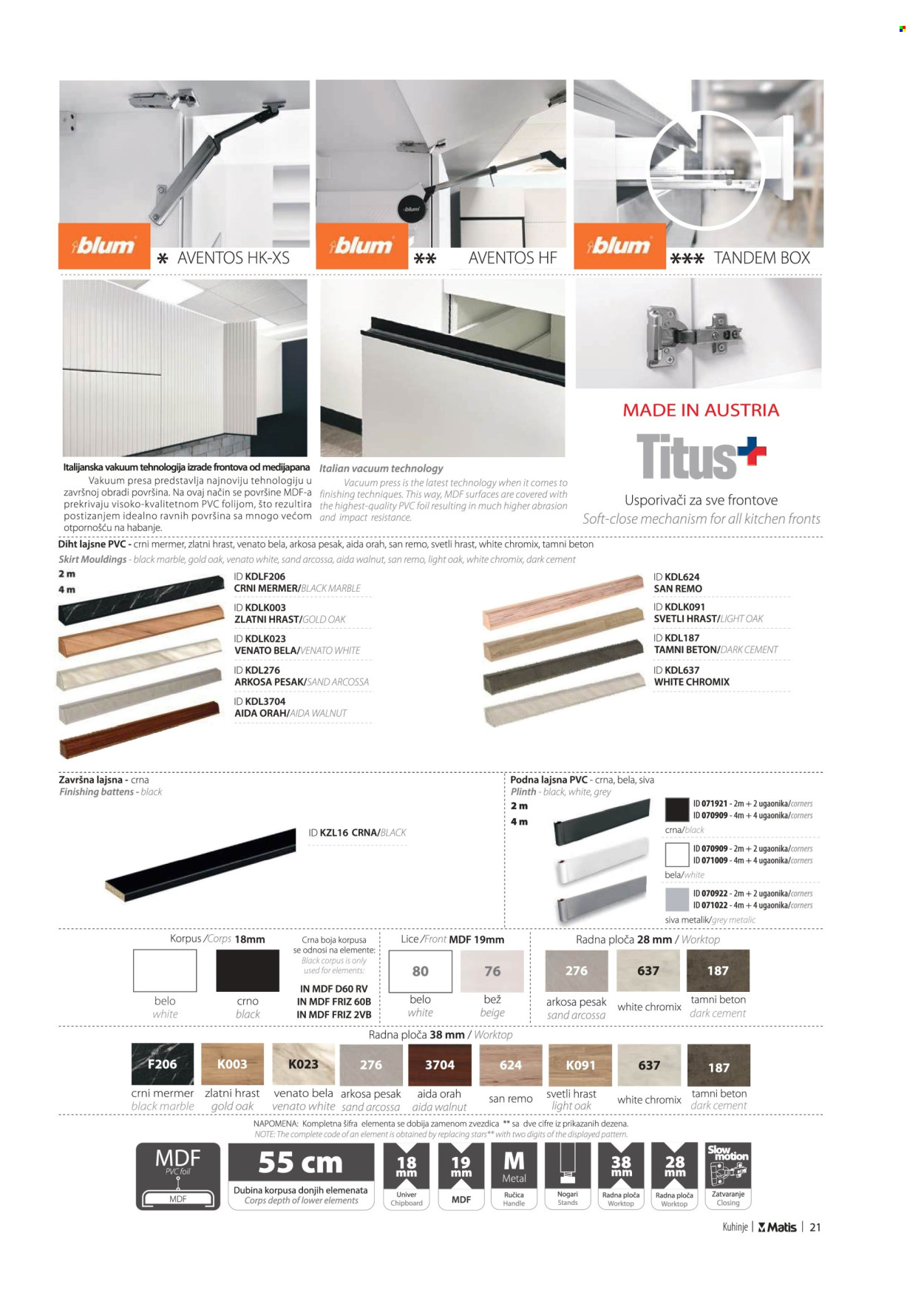Matis katalog .