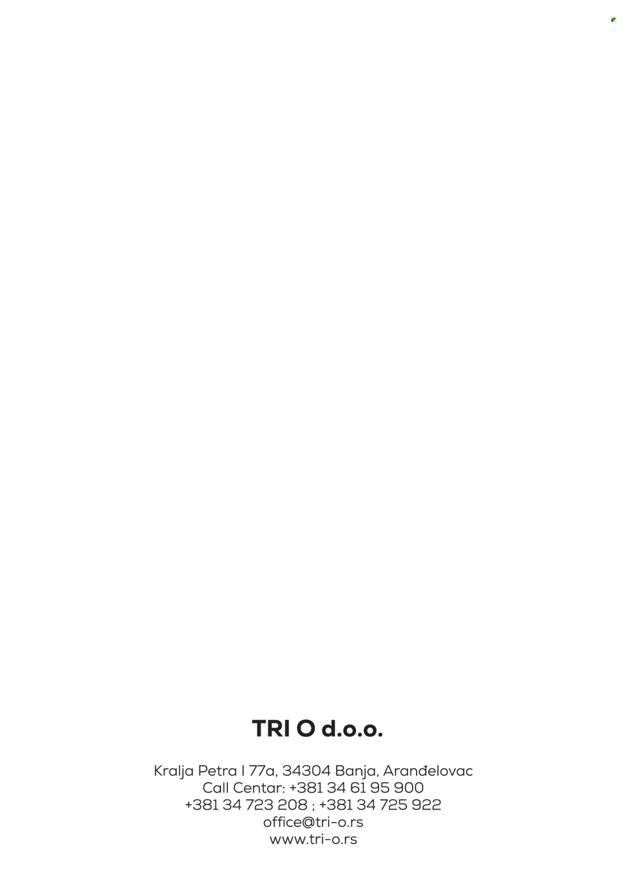 Tri O katalog .