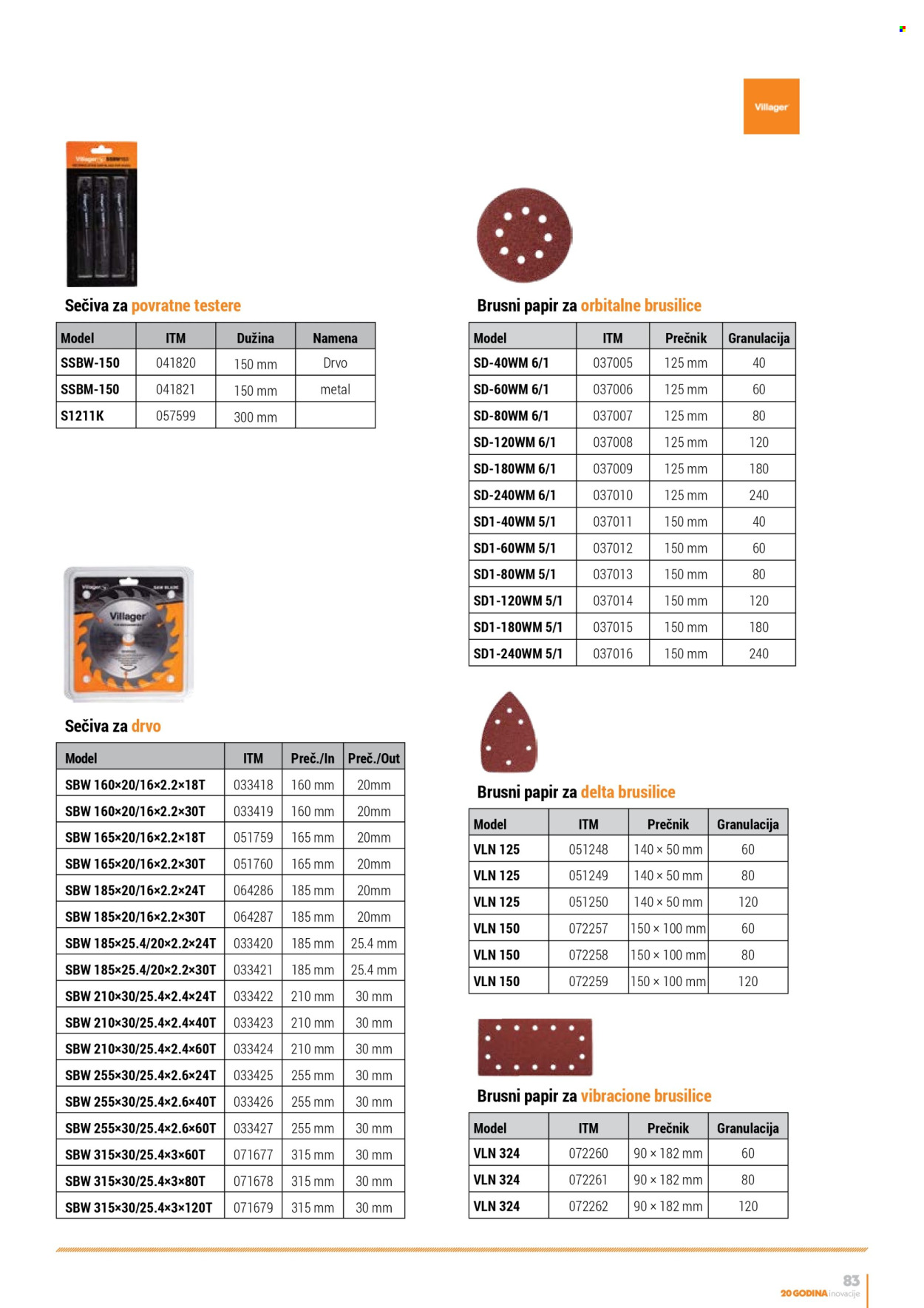 Villager katalog .