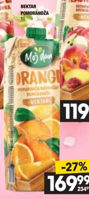 NEKTAR POMORANDŽA 1L