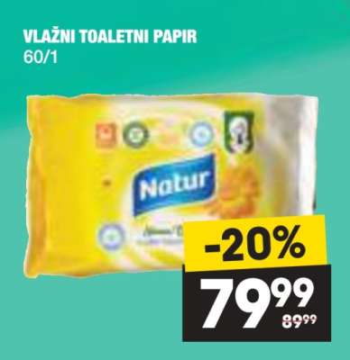 VLAŽNI TOALETNI PAPIR =
