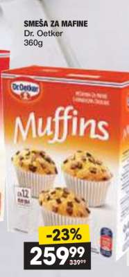 SMEŠA ZA MAFINE Dr. Oetker 360g