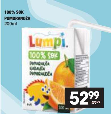 100% SOK POMORANDŽA