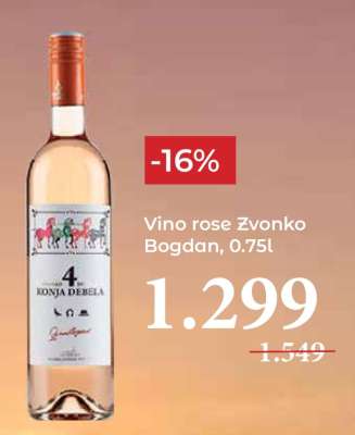 Vino rose Zvonko Bogdan 0.75l