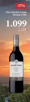 Vino Jacob's Creek Shiraz, 0.75L