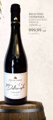 BELO VINO TAMJANIKA 0,75l CHATEAU PRINCE