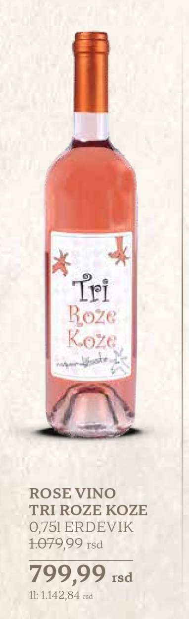ROSE VINO TRI ROZE KOZE