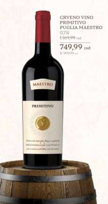 CRVENO VINO PRIMITIVO PUGLIA MAESTRO