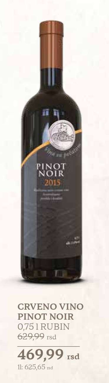 CRVENO VINO PINOT NOIR