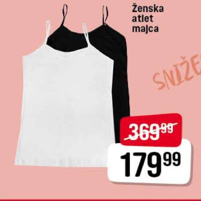Ženska atlet majca