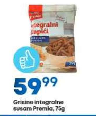 Grisine integrale susam Premia, 75g