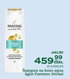 Šampon za kosu aqua light Pantene 300ml