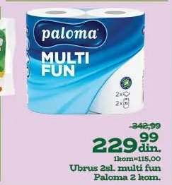 Ubrus 2sl. multi fun Paloma 2 kom.