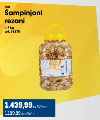 Aro Šampinjoni rezani