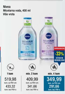 Nivea Micelarna voda, 400 ml