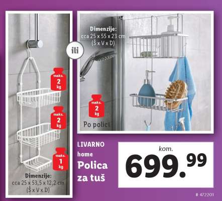 Polica za tuš