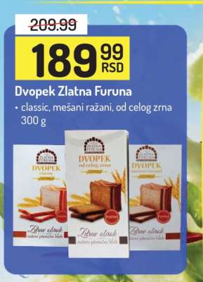 Dvopek Zlatna Furuna