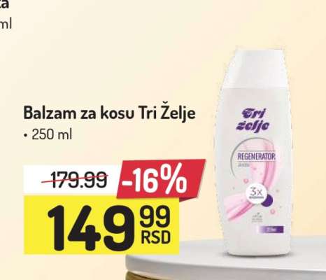 Balzam za kosu Tri Želje