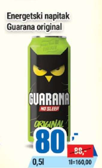 Energetski napitak Guarana original