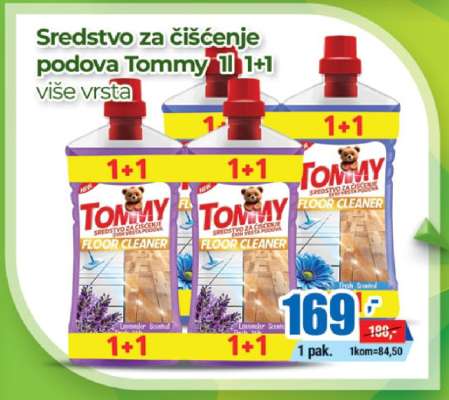 Sredstvo za čišćenje podova Tommy 1+1