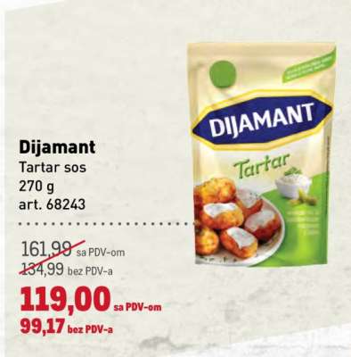 Dijamant Tartar sos