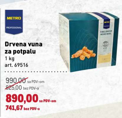 Drvena vuna za potpalu