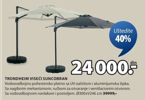 TRONDHEIM VISEĆI SUNCOBRAN
