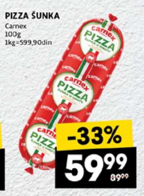 PIZZA ŠUNKA