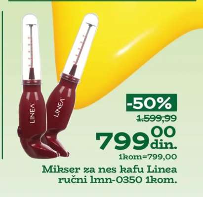 Mikser za nes kafu Linea ručni lmn-0350 1kom.