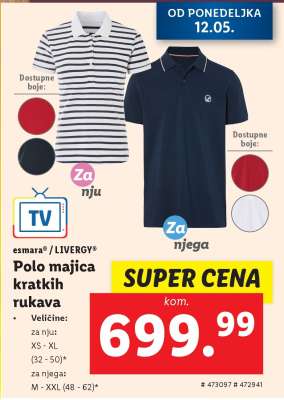 Polo majica kratkih rukava
