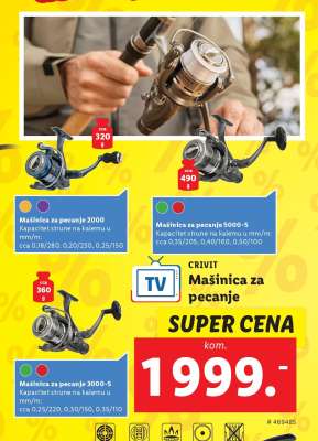 CRIVIT Mašinica za pecanje