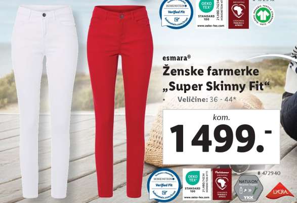 Ženske farmerke „Super Skinny Fit“