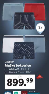 Livergy Muške bokserice