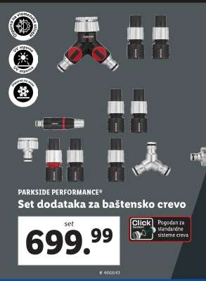 Set dodataka za baštensko crevo