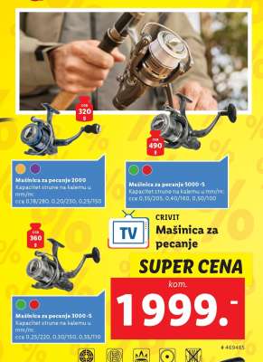 CRIVIT Mašinica za pecanje