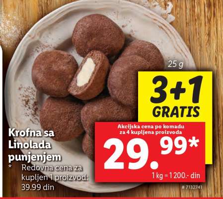Krofna sa Linolada punjenjem