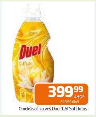 Omekšivač za veš Duel 1,6l Soft lotus