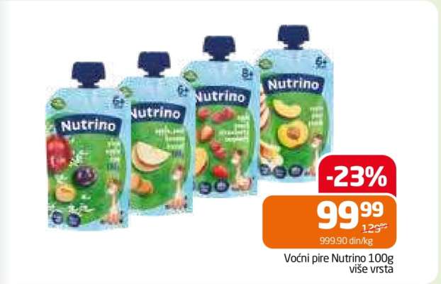 Voćni pire Nutrino 100g