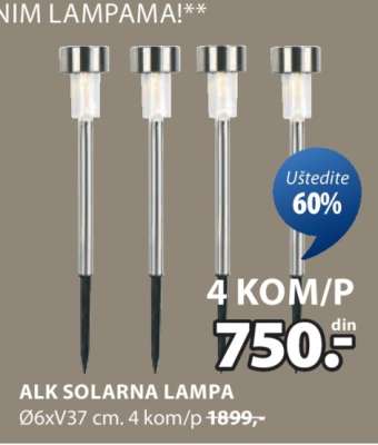 ALK SOLARNA LAMPA