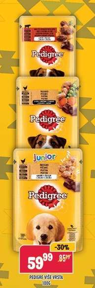 PEDIGREE VÍCE DRUHŮ