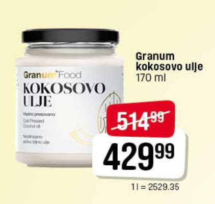 Granum kokosovo ulje