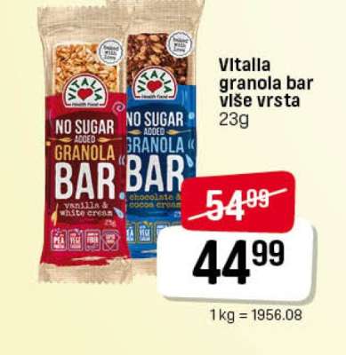 Vitalla granola bar