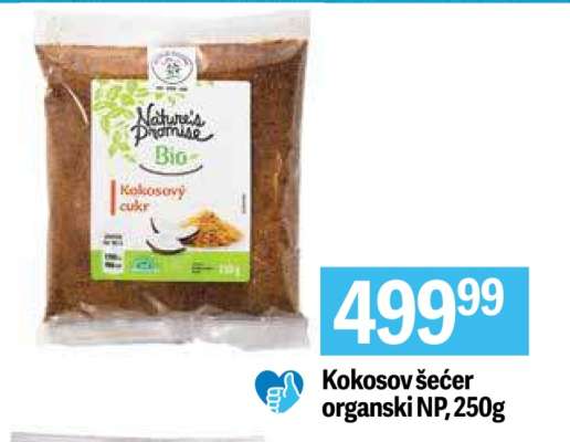 Kokosov šećer organski NP, 250g