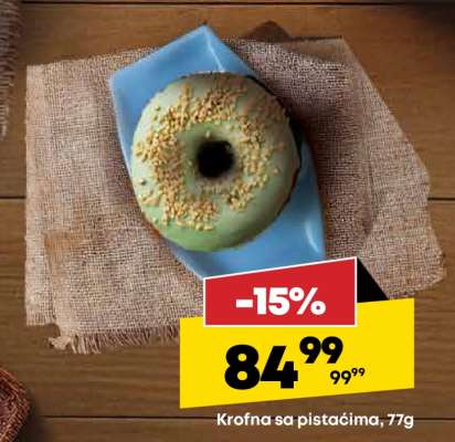 Krofna sa pistaćima, 77g