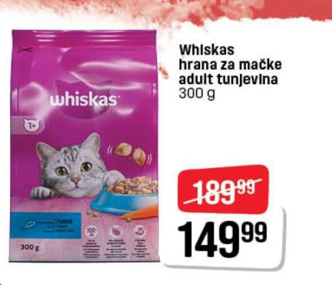 Whiskas hrana za mačke adult tunjevina