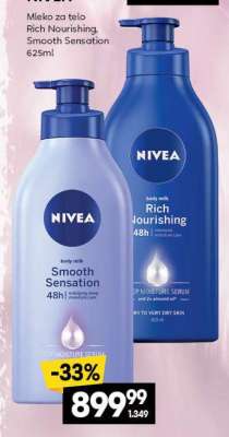 Mleko za telo Rich Nourishing, Smooth Sensation 625ml