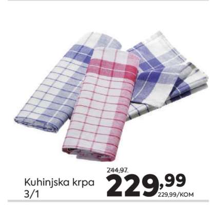 Kuhinjska krpa 3/1